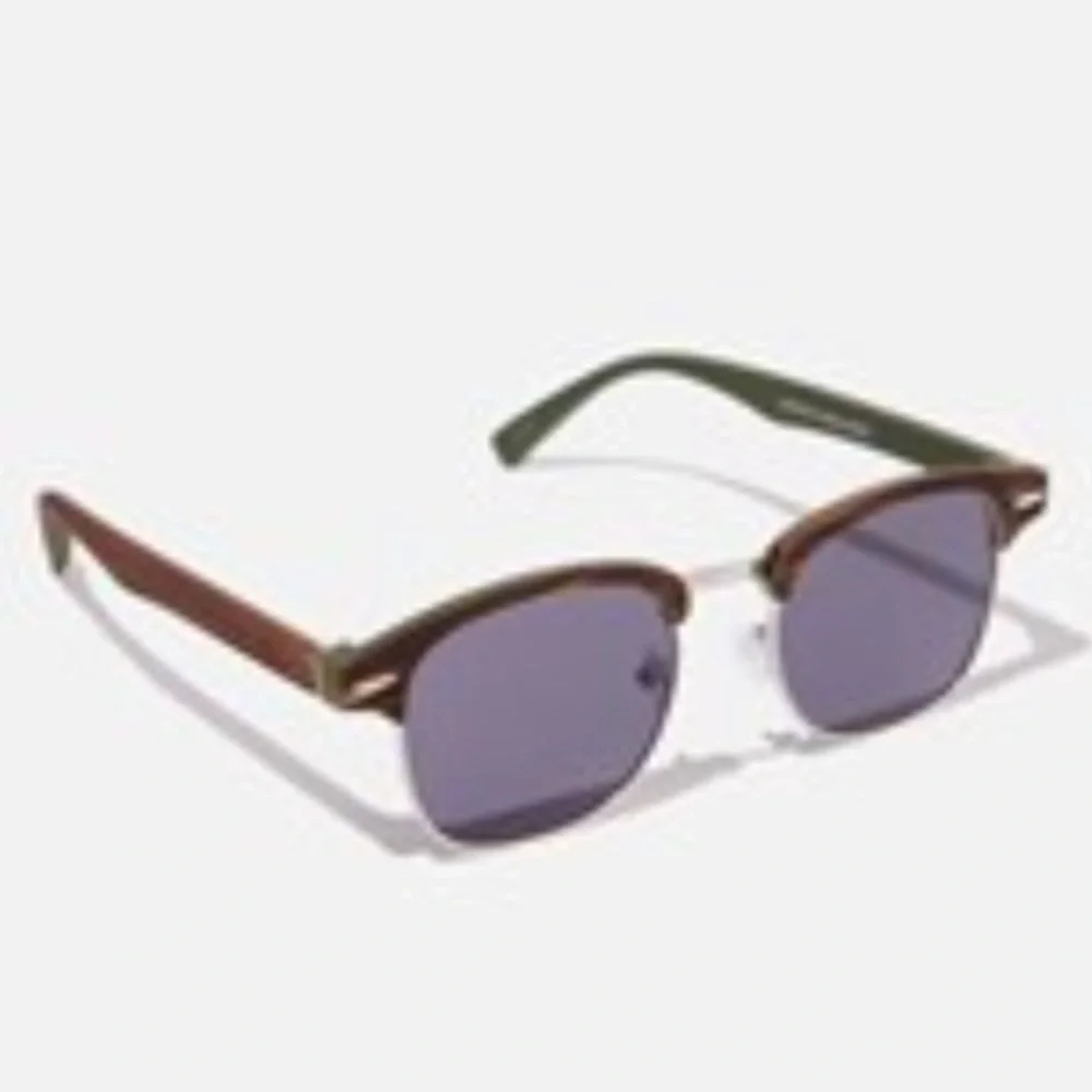 Cotton On Leopold wooden classic sunglasses